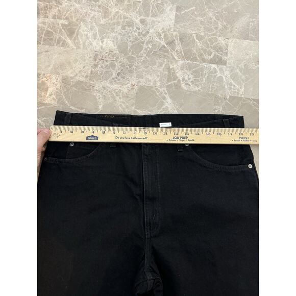 Vintage Levis 553 Jeans Mens 38x29 Black Denim Relaxed Straight Fit 1997 USA NWT - Picture 4 of 10